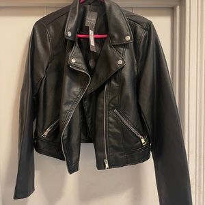 Faux leather jacket - perfect for fall!